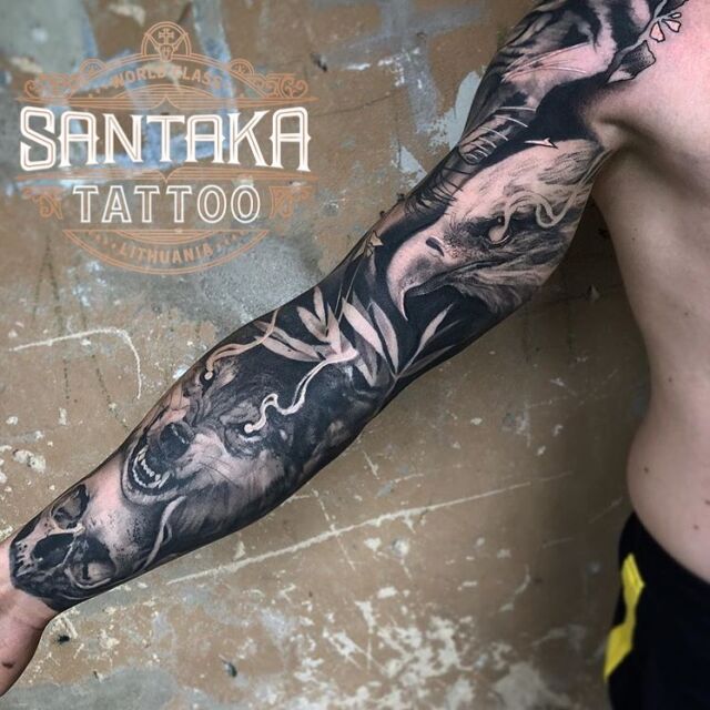 Jake Galleon Santaka Tattoo Studija Kaune