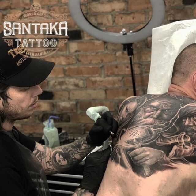 Jake Galleon Santaka Tattoo Studija Kaune